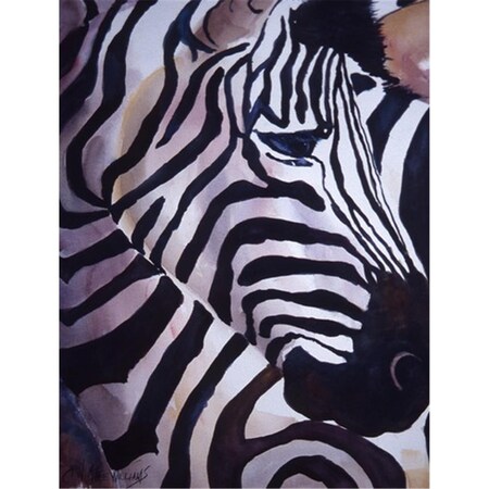 Carolines Treasures Zebra Head Flag Garden Size JMK1198GF
